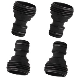 2Pcs Garden Faucet Adapters, 3/4 inch Threaded Faucet Connectors, External Threaded Faucet Quick Connectors, Garden Watering.