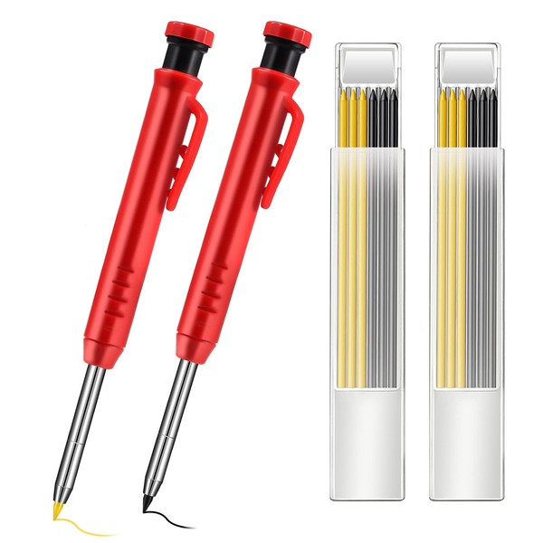 KINBOM Carpenter Mechanical Pencils Construction Site Carpenter Pencils Solid Carpentry