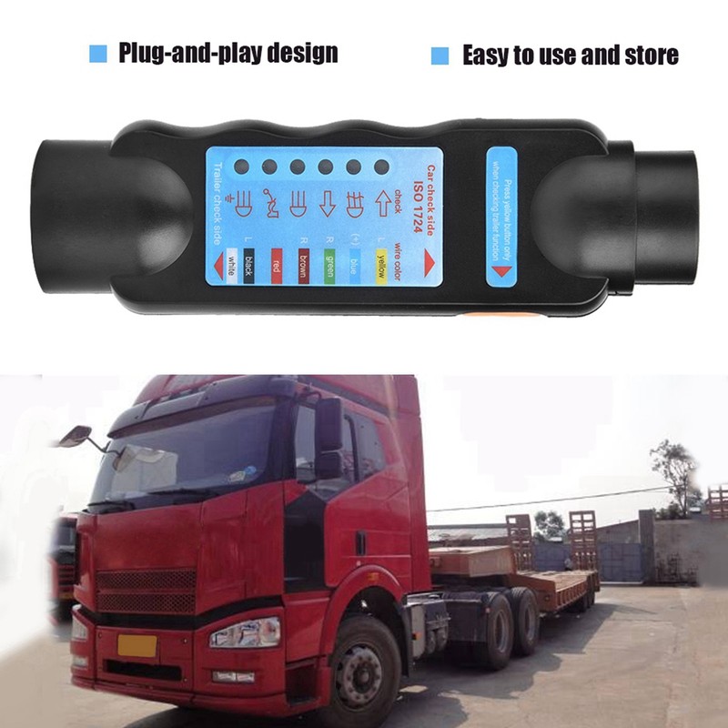 12V Trailer 7 Pin Towing Light Wire Circuit Blue Wiring
