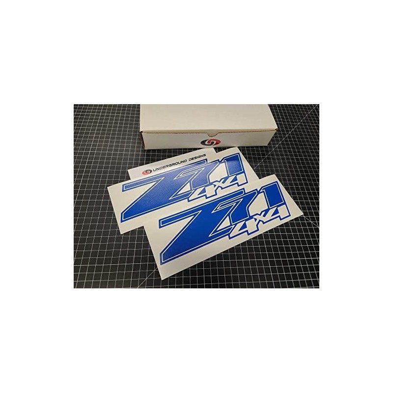 Z71 4x4 Decal Chevy Fender Tailgate Sticker 2007-2013 Select Color: