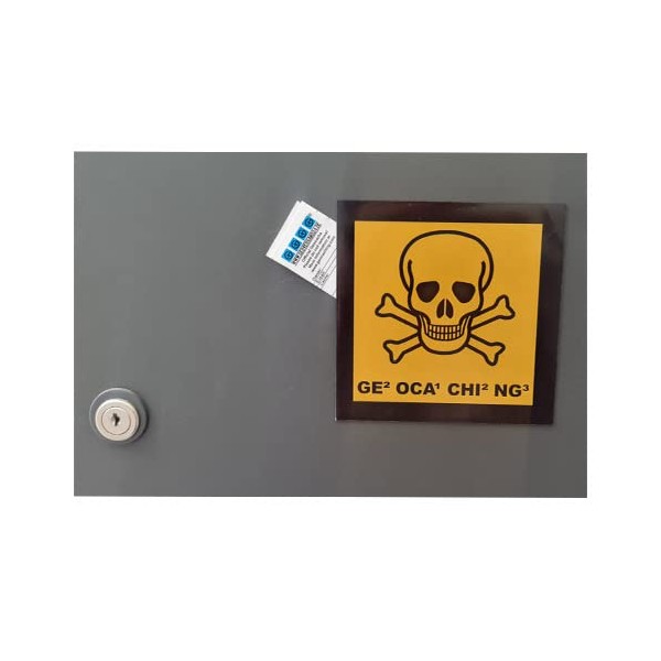 geo-versand Geocaching Sign Geocache D5 Heavy Magnetic Sign City Multi