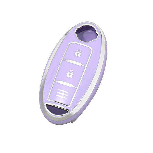OFFCURVE Smart Key Case, Key Cover, 3 Buttons, Shockproof, Scratch-Resistant,