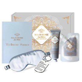 Self Care Gift for Women, Pamper Gifts for women,Spa Relaxation Kit, Birthday, Anniversary, present, Thank you Gift, Wellness Journal Gift Set for Women and Men
