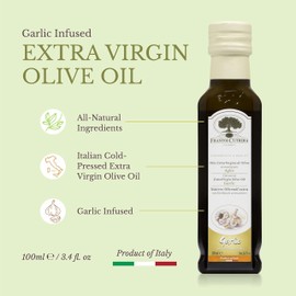 Bellina Garlic Olive Oil - Garlic Oil for Cooking and Dipping Bread - Garlic Infused Olive Oil Made With Real Garlic and Gourmet Italian Olive Oil from Italy