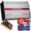 Crunch SA-1100.4 Smash Series 1,100-Watt 4-Channel Class AB Amp Car