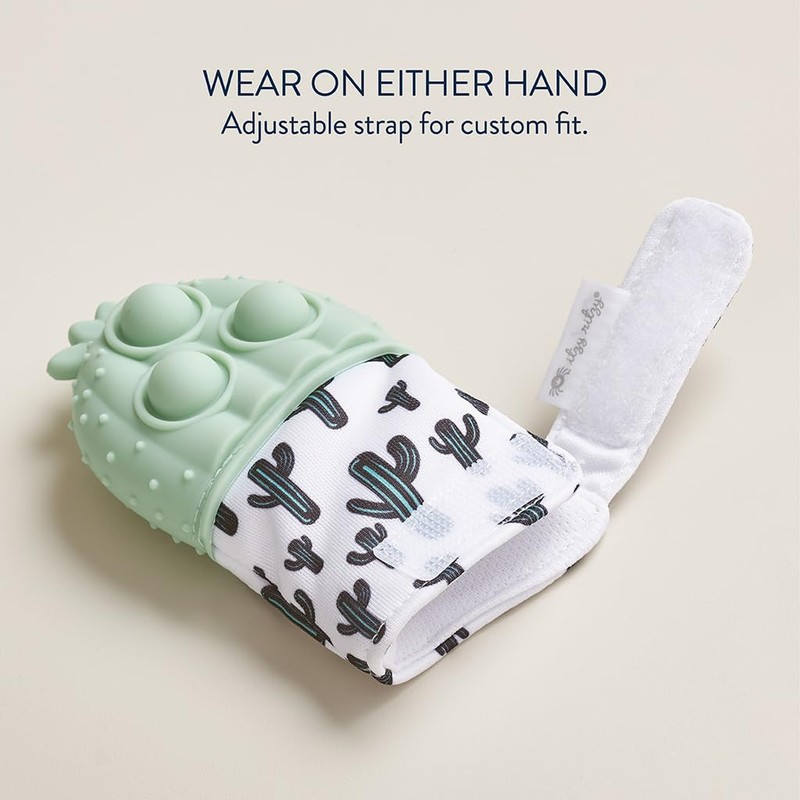 Itzy Ritzy Popper Teether Mitt (Cactus)