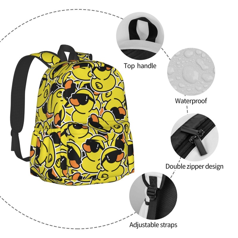 Jbofyee Backpack For Men Women, Duck #01, One Size, Daypack