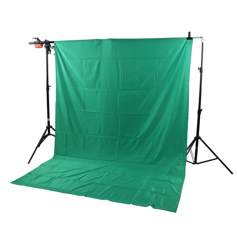Photographic Green Screen Green Cotton Polyester Perforated Background Cloth for