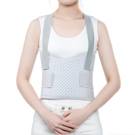 Solmyr Rib Injury Belt Chest Binder, Chest Brace Chest Compression Suppor Rib Bandage Wrap for Sternum Injuries, Sore or Bruised Ribs Support, Dislocated Ribs Protection