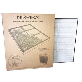 Nispira 1183054K 8171434K True HEPA Carbon Pre Filter for Whirlpool Whispure Air Purifier AP510, AP530, AP450, AP45030HO AP51030K WP500 WP1000 2 Packs