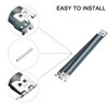 sourcing map Metal Internal Flex Frame - 10Pcs 120mm/4.7" Handbag