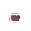 100 Pack 3.5 Oz Foil Baking Cups with Dome Lids