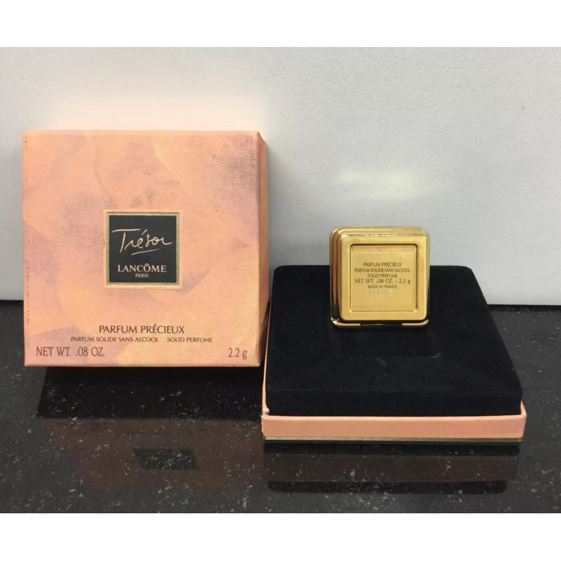 Tresor Lancome Paris collectible parfum .08 oz France Solid Perfume