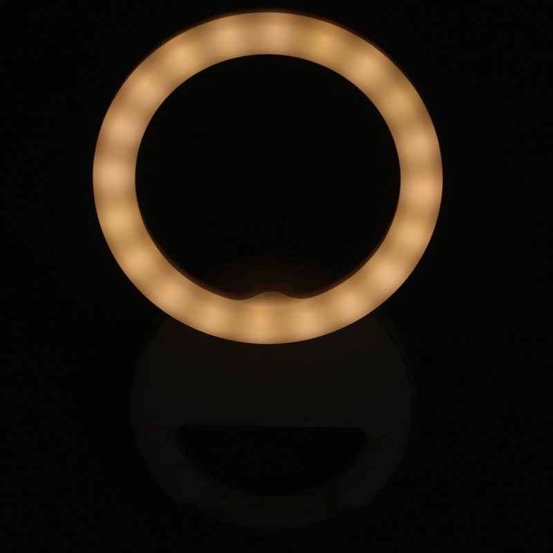 Clip On Ring Light for Phone 180 Degree Rotation 3