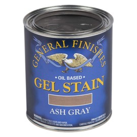 General Finishes Oil Base Gel Stain, 1 Quart, Ash Gray