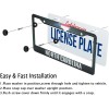 BLVD North Carolina Map License Plate Frame Including Mounting Hardware