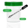 Horn Medical Urine Cup / Sample Cup with Screw Cap,