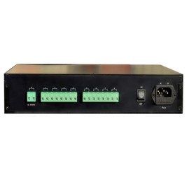 EVERSECU 1.5U/19 Rack Mount 9 Channel DC12V 10 Amp PTC Fuse CCTV Power Supply with Metal Box, AC Plug for Security Systems, DVRs, IP Cameras