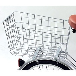Bicycle Rear Cage Wire Back Basket RB – 30 Silver Truck Wearing