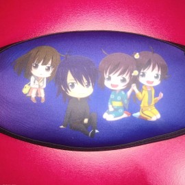 Monogatari Nisemonogatari ANIMEinU Face Mask