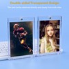 35PT Magnetic Trading Card Sleeves: 6PCS Hard Acrylic Transparent Trading