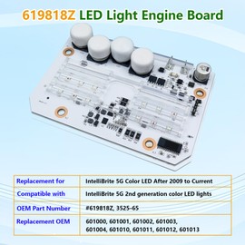 619818Z Led Light Engine Board Replacement for IntelliBrite 5G Color LED Pool Light 2nd Generation 601000 601001 601002 601003 601004 601010 601011 601012 601013 Circuit Board