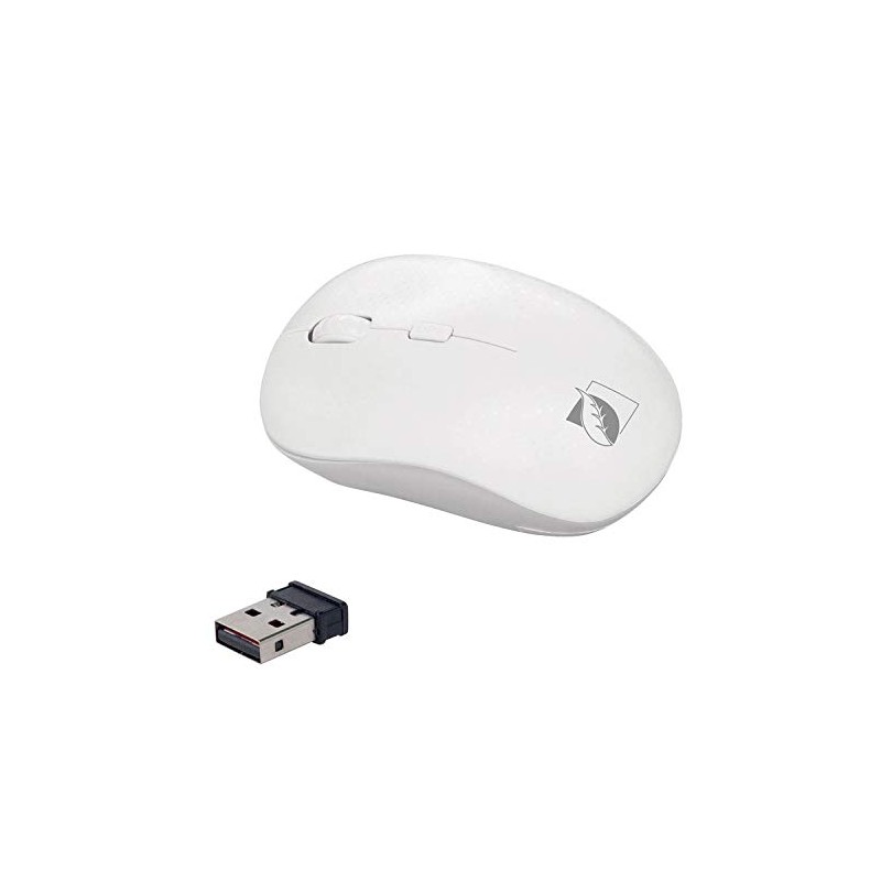 Green Leaf 18-8855Wh Mouse Inalámbrico De Alta Velocidad 2.4 Ghz