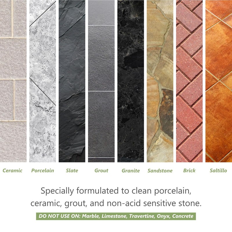 MORE Grout Cleaner for Tile Floors - Acidic Grout Cleaning