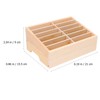 Cell Phone Storage Boxes,Veemoon 12 Grids Wooden Cell Phone Holder