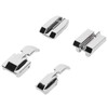 4Pcs Zipper Presser Foot Parallel Grooves Easy Operation Edge Design