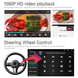 Slakerbe fit for Mazda MX-5 Radio Upgrade 2006-2021,9 Inch Touch Screen Car Stereo Multimedia Player with Wireless Carplay and Android Auto WiFi GPS Navigation DSP Bluetooth Backup Camera