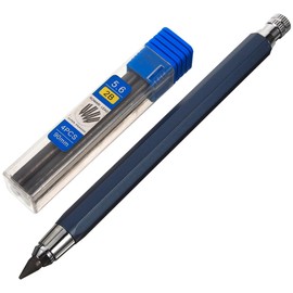 SHERCHPRY Lápices Mecánicos de Metal para Dibujo y Escritura con Recargables Lápices Retráctiles para Estudiantes Color Azul Oscuro