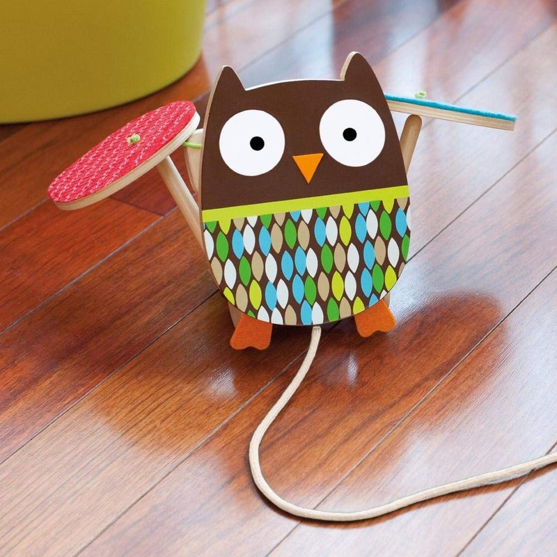 Skip Hop Treetop Owl Pull Toy