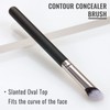 Erinde Angled Concealer Makeup Brush Under Eye, Slanted Oval Top