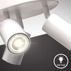 B.K.Licht - Ceiling Light Swivelling, GU10 Socket, Max. 9 Watt,