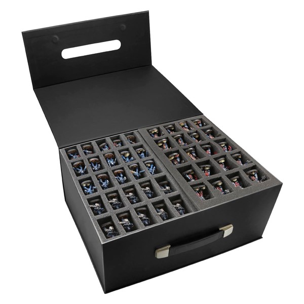 Jucoci Miniatures Storage Case for Wargame (Compatible with Infantry)