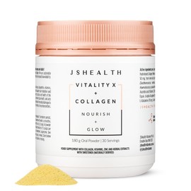 JSHealth JSHealth Vitamins Vitality X + Collagen - Beauty Powder Supplement with Vitamins C & E to Nourish Hair Skin and Nails (180g)
