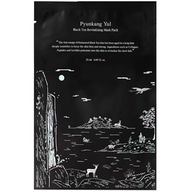 [PKY] Pyunkang Yul Black Tea Revitalizing Mask Pack for Anti-aging & Fine Line Care, Increase Skin Elasticity, Deep Nutrition, Zero-Irritation, Korean Skincare (10 pcs)