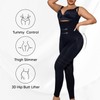 Suprenx Open Bust Bodysuit Shapewear for Women Tummy Control Thigh