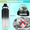MOMSIV Water Bottle, 1 Litre Sports Water Bottle, BPA-Free, Leak-Proof