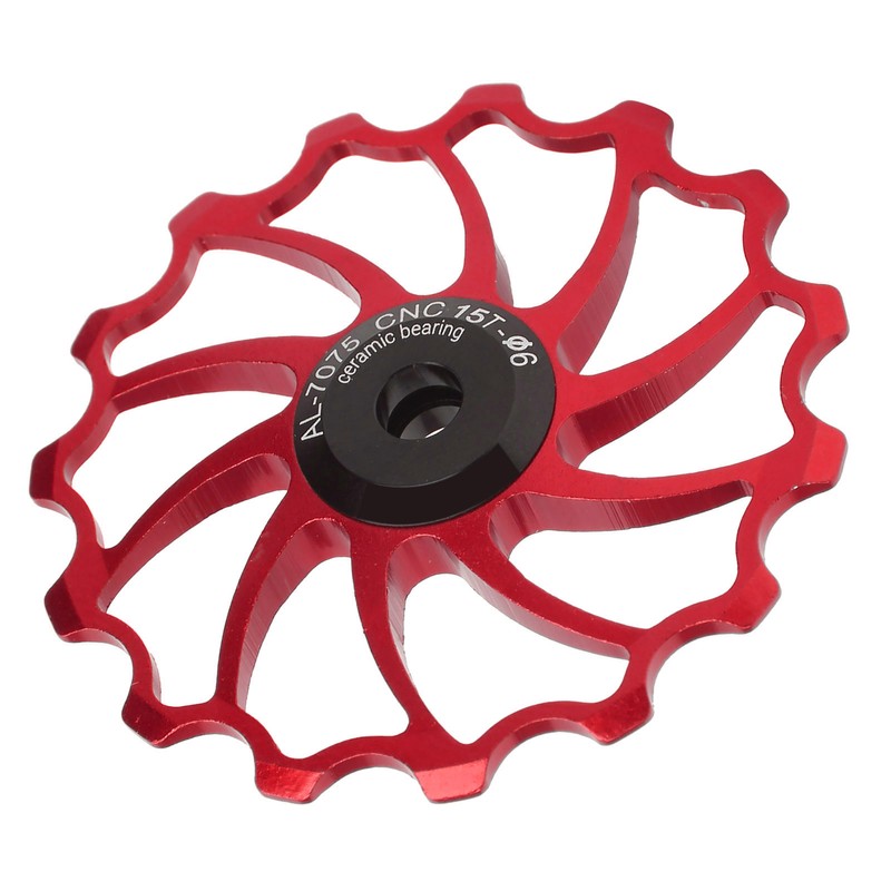 MEIJUN Rear Derailleur Guide Pulley Wheel 15T Ceramic Bearing for