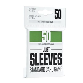 Gamegenic, Just Sleeves Standard Card Game Green, Size Colour Code: Grey