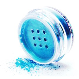 Pure Ziva Turquoise Jade Metallic Blue Teal Single Loose Powder Eyeshadow; Talc, Paraben & Cruelty Free, Vegan