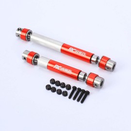 RCAWD for TRAXXAS TRX4M Driveshafts for Defender & for Bronco Upgrades, CVD Front & Rear Center Axleshafts 1/18 Parts #9755#97054-1#97074-1 Red