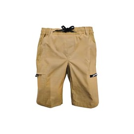 INGEAR Boys Cargo Jogger Pants, Elastic Waist, Zipper Pockets, Casual School Trousers (US, Alpha, X-Large, Tan Shorts)
