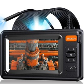 Endoscope Camera with Light,Anhendeler Borescope, IP67 Waterproof Endoscope, 1080P HD Inspection Camera, Borescope Camera with Light, Snake Camera, 16.5ft Endoscope Camera, Gadgets for Men (16.5FT)