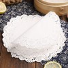 8 Inch White Lace Paper Doilies,Round Disposable Greaseproof Packaging Tableware