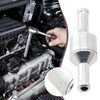 MiJunHD 2 x Disposable Aluminum Fuel Valve Check Valve Suitable