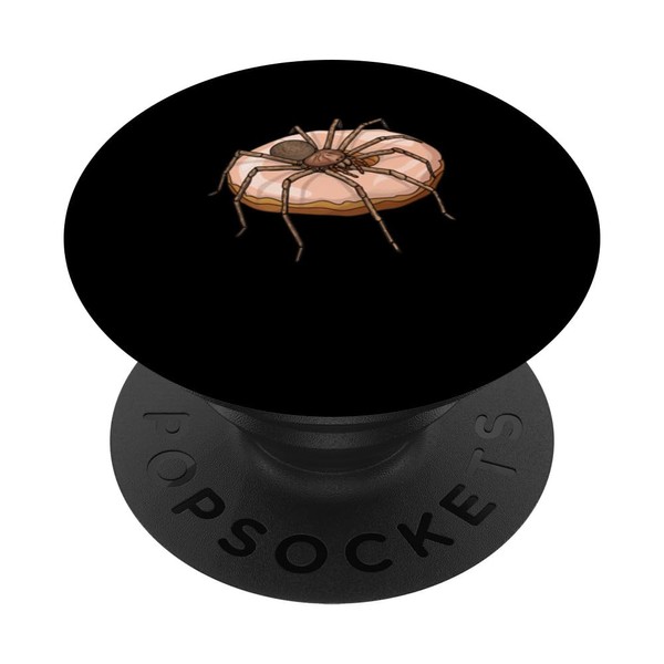 Brown Recluse Spider Eating A Donut PopSockets Standard PopGrip