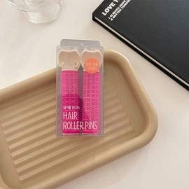 Hair Dry Bangs Curling Fixing Root Clamp Volume Hair Roll Roll Pink 5ea